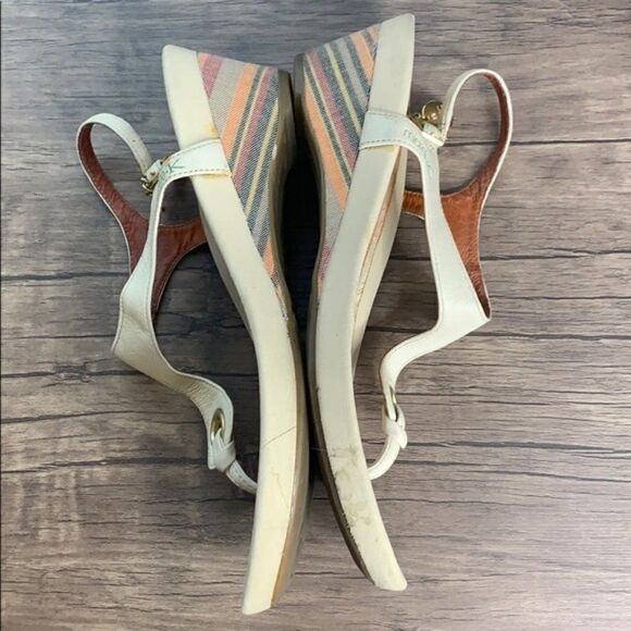MICHELLE K Thong Flip Flop Wedge Sandals - Picture 12 of 16